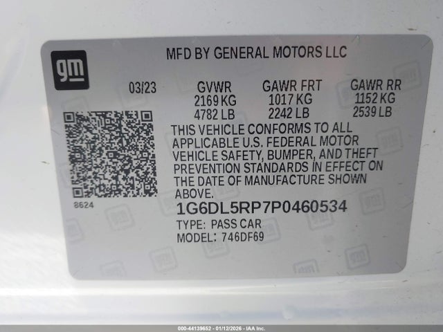 2023 CADILLAC CT4-V 1G6DL5RP7P0460534 Photo 8