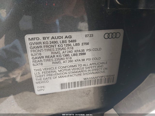 2023 AUDI Q5 WA1GAAFY9P2183048 Photo 8