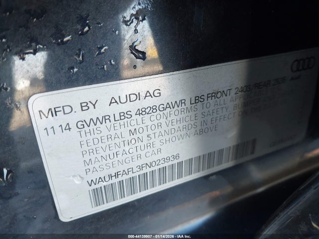 2015 AUDI A4 WAUHFAFL3FN023936 Photo 8