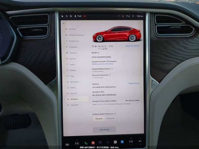 2017 TESLA MODEL S 5YJSA1E28HF232624 Photo 6