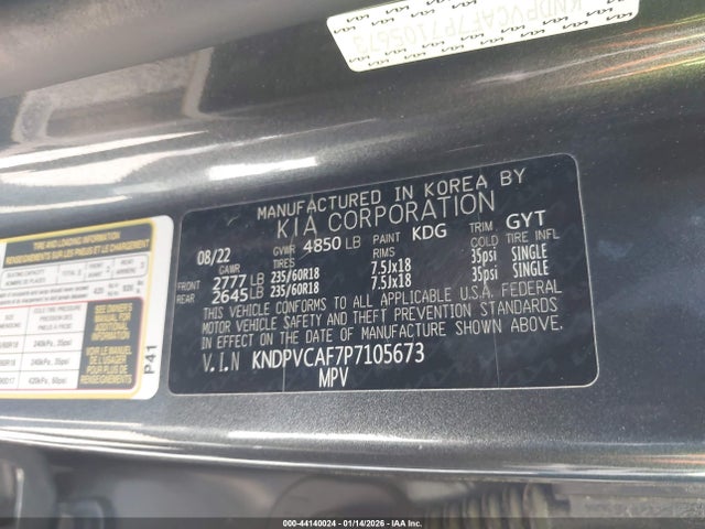 Продаж на аукціоні авто 2023 Kia Sportage Ex, vin: KNDPVCAF7P7105673, номер лоту: 44140024