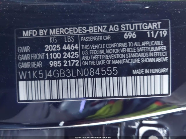 2020 MERCEDES-BENZ CLA 250 W1K5J4GB3LN084555 Photo 8