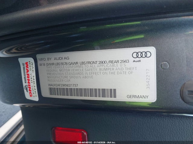 2019 AUDI A7 WAUV2AF29KN021737 Photo 8