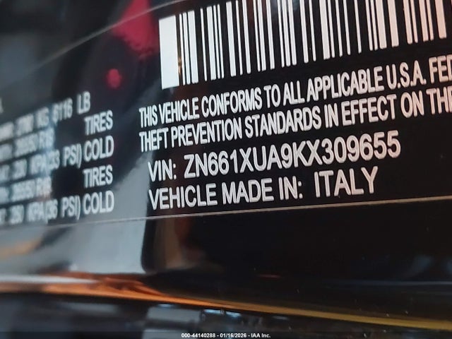 2019 MASERATI LEVANTE ZN661XUA9KX309655 Photo 8