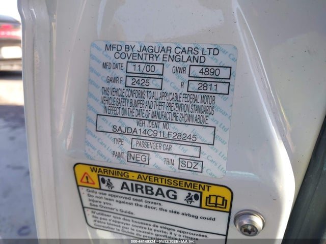 2001 JAGUAR XJ8 SAJDA14C91LF28245 Photo 8