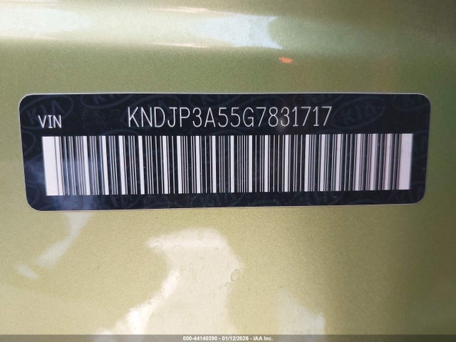 KNDJP3A55G7831717 KIA SOUL +
