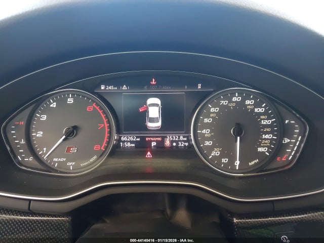 2018 Audi S4 3.0t Premium Plus მანქანა იყიდება აუქციონზე, vin: WAUB4AF41JA077708, აუქციონის ნომერი: 44140416