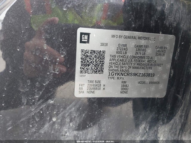 2019 CADILLAC XT5 1GYKNCRS9KZ163819 Photo 8