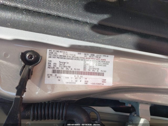 44140803 :رقم المزاد ، 1FADP3F26FL295898 vin ، 2015 Ford Focus Se مزاد بيع