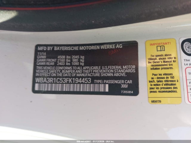 2015 BMW 435I WBA3R1C53FK194453 Photo 8