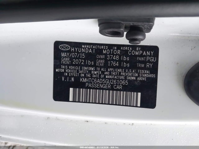 Hyundai Veloster 2016 KMHTC6AD5GU261065 Image 9