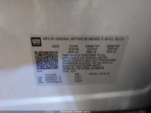 2022 GMC TERRAIN 3GKALTEV3NL179876 Photo 8