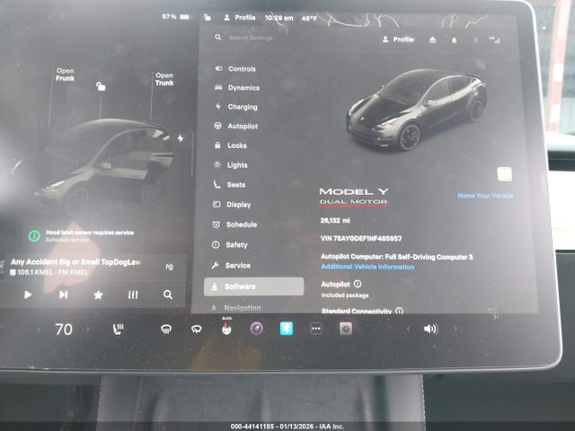 2022 TESLA MODEL Y 7SAYGDEF1NF485957 Photo 6