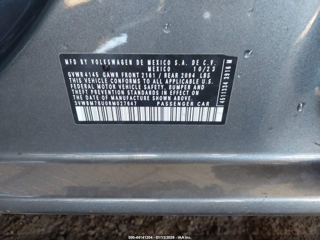 3VWBM7BU0RM027647 Volkswagen Jetta 1.5t Sport
