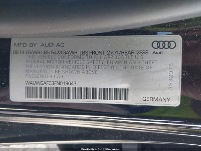 2015 AUDI A7 WAUWGAFC3FN019647 Photo 8