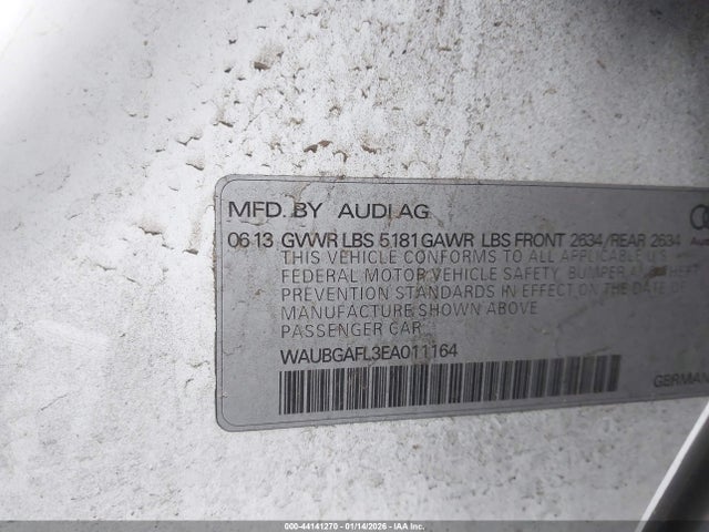 2014 AUDI S4 WAUBGAFL3EA011164 Photo 8