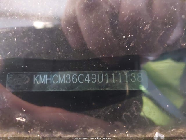 2009 HYUNDAI ACCENT KMHCM36C49U111138 Photo 8