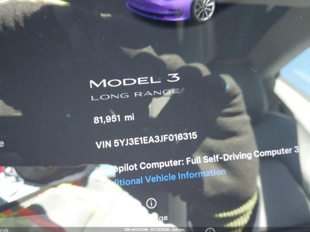 2018 TESLA MODEL 3 5YJ3E1EA3JF016315 Photo 6