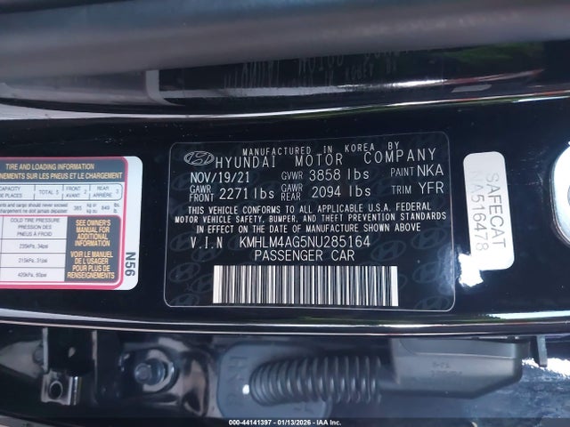 2022 HYUNDAI ELANTRA KMHLM4AG5NU285164 Photo 8