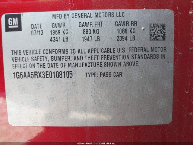2014 CADILLAC ATS 1G6AA5RX3E0108105 Photo 8