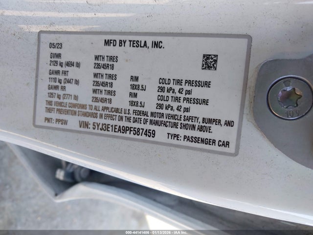 2023 TESLA MODEL 3 5YJ3E1EA9PF587459 Photo 8