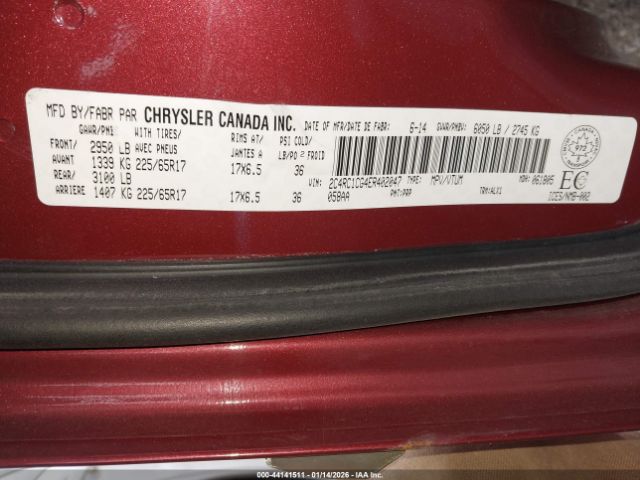 2015 CHRYSLER TOWN & COUNTRY 2C4RC1BG9FR730423 Photo 8