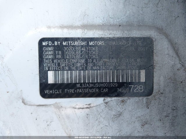 2018 MITSUBISHI MIRAGE ML32A3HJ5JH001929 Photo 8