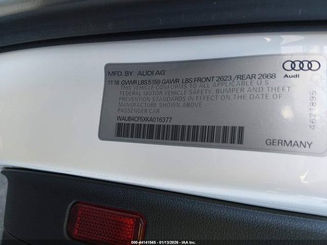 WAUB4CF5XKA016377 Audi S5 3.0t Premium