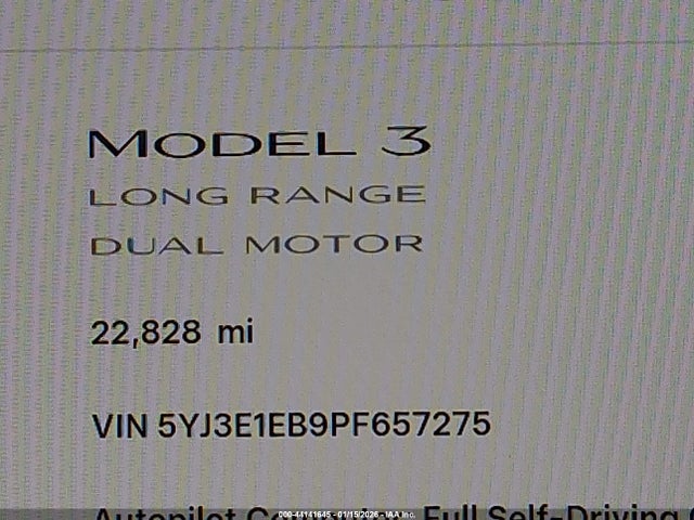 2023 TESLA MODEL 3 5YJ3E1EB9PF657275 Photo 6