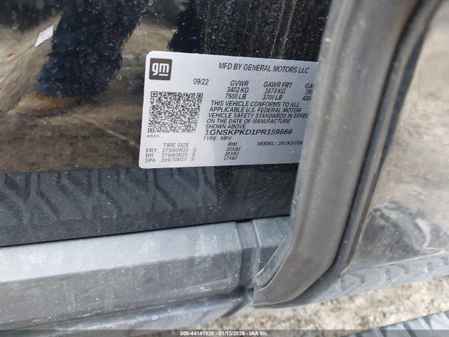 1GNSKPKD1PR159666 Chevrolet Tahoe 4wd Z71