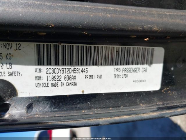 2013 DODGE CHALLENGER 2C3CDYBT2DH591445 Photo 8