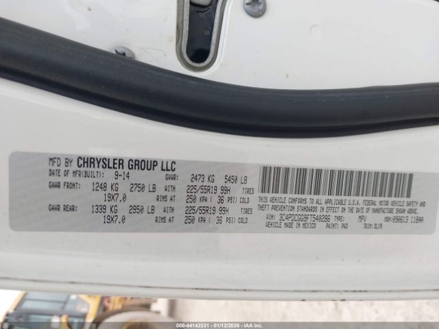 2015 DODGE JOURNEY 3C4PDCGG9FT540286 Photo 8