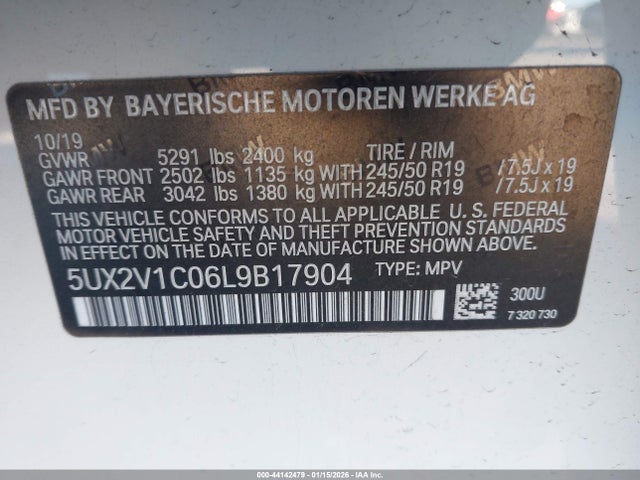 2020 BMW X4 5UX2V1C06L9B17904 Photo 8