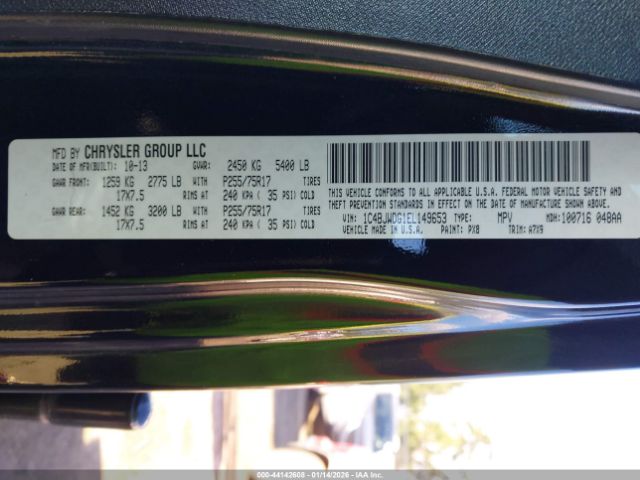 2014 JEEP WRANGLER UNLIMITED 1C4BJWDG1EL149653 Photo 8