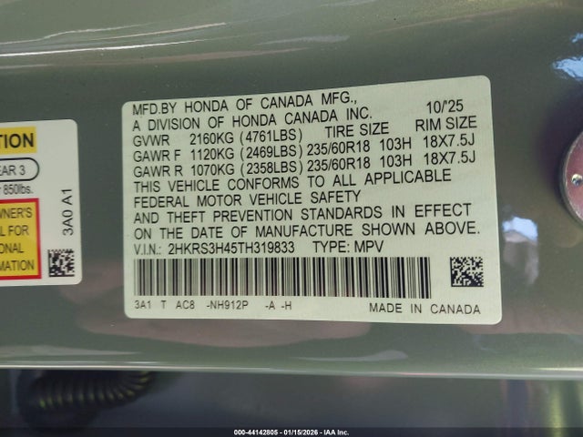 2026 HONDA CR-V 2HKRS3H45TH319833 Photo 8