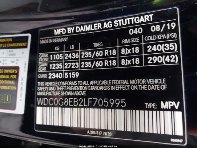 Продаж на аукціоні авто 2020 Mercedes-benz Glc 300 4matic, vin: WDC0G8EB2LF705995, номер лоту: 44142951