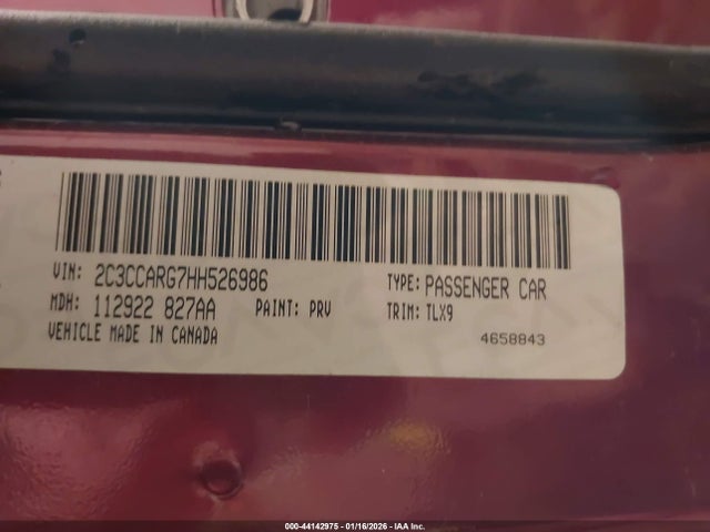 Chrysler 300 Limited Awd 2017 2C3CCARG7HH526986 Image 9