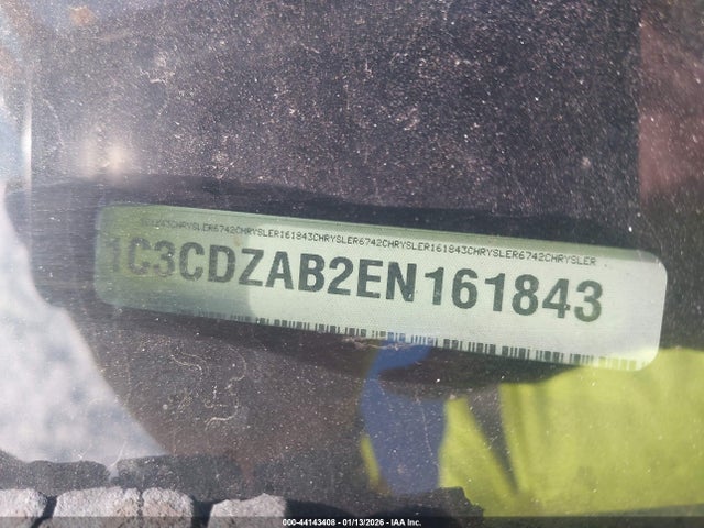 1C3CDZAB2EN161843 Dodge AVENGER SE