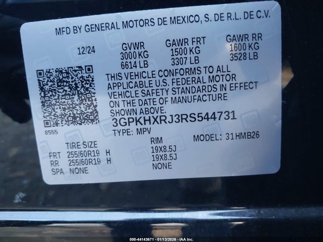 3GPKHXRJ3RS544731 Honda Prologue Touring