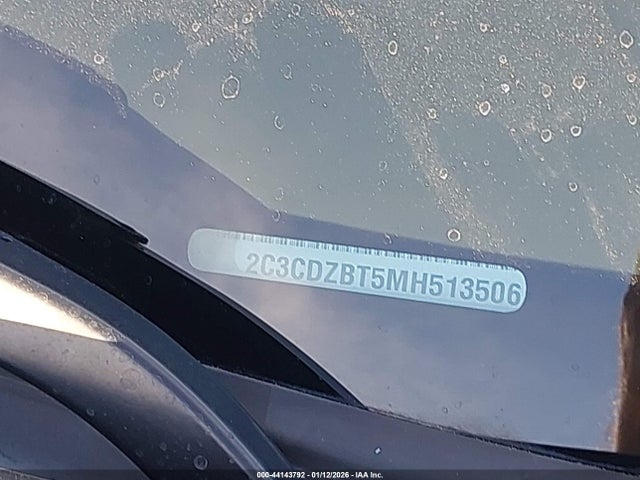Aukcja sprzedaży 2021 Dodge Challenger R/t, vin: 2C3CDZBT5MH513506, numer aukcji: 44143792