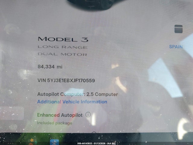 2018 TESLA MODEL 3 5YJ3E1EBXJF170559 Photo 6