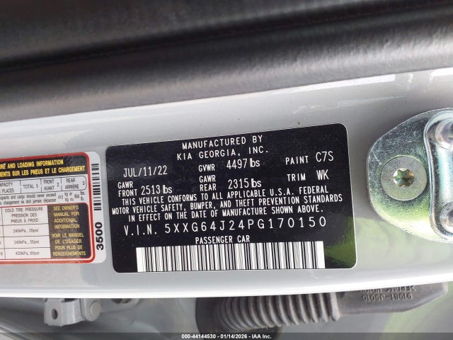 KIA K5 Gt-line 2023 5XXG64J24PG170150 Image 9