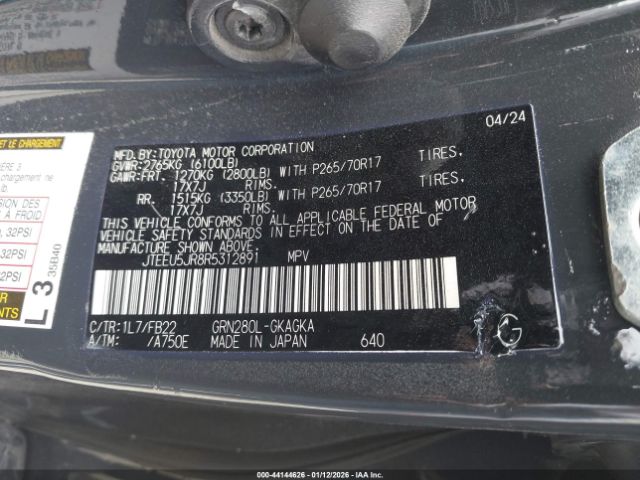 2024 TOYOTA 4RUNNER jteeu5jr8r5312891 Photo 8