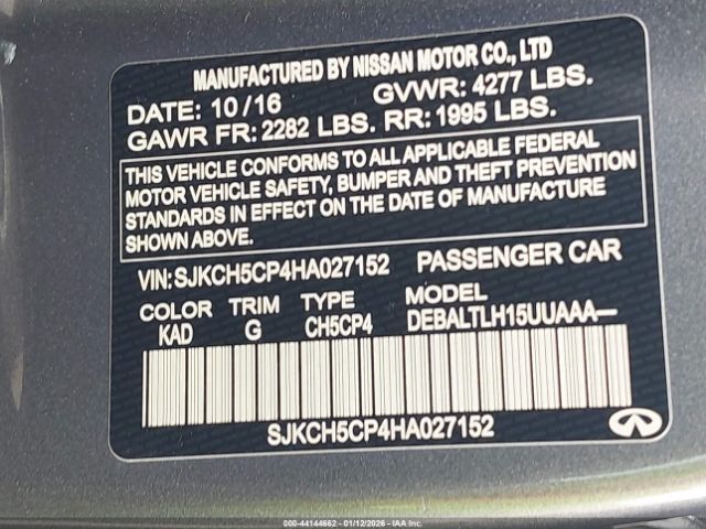 2017 INFINITI QX30 SJKCH5CP4HA027152 Photo 8