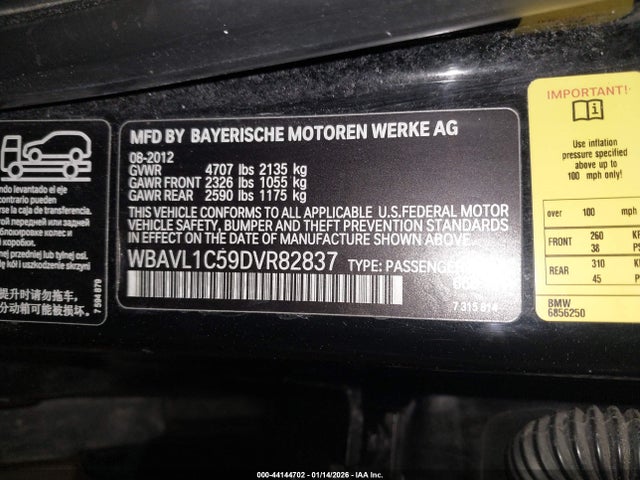 2013 BMW X1 WBAVL1C59DVR82837 Photo 8