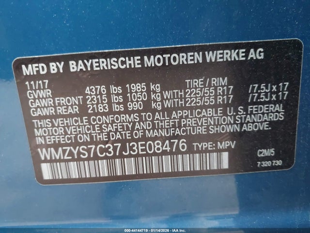 2018 MINI COUNTRYMAN WMZYS7C37J3E08476 Photo 8