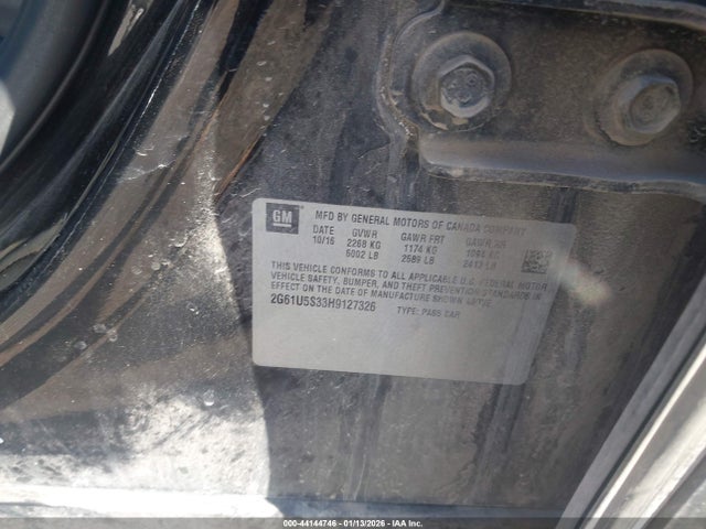 2017 CADILLAC XTS 2G61U5S33H9127326 Photo 8