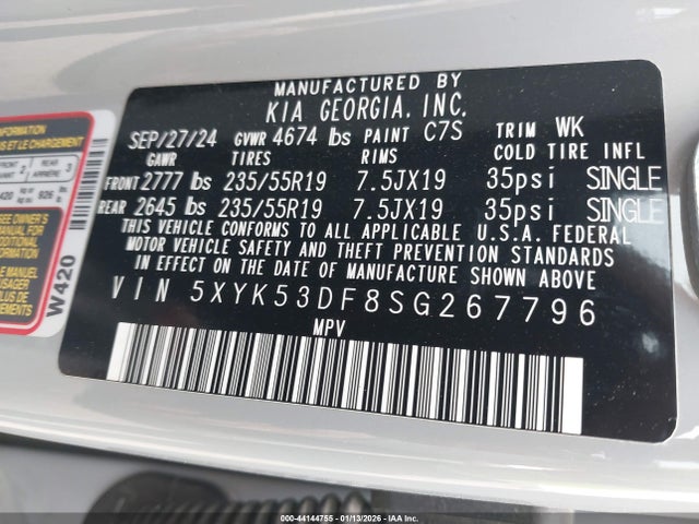2025 KIA SPORTAGE 5XYK53DF8SG267796 Photo 8