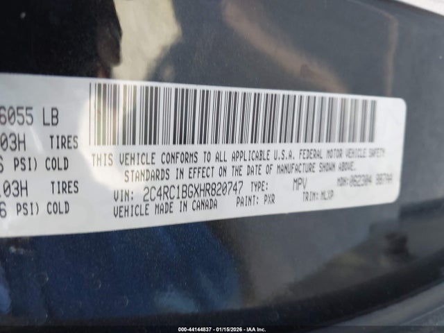 Chrysler Pacifica Touring-l 2017 2C4RC1BGXHR820747 Image 9