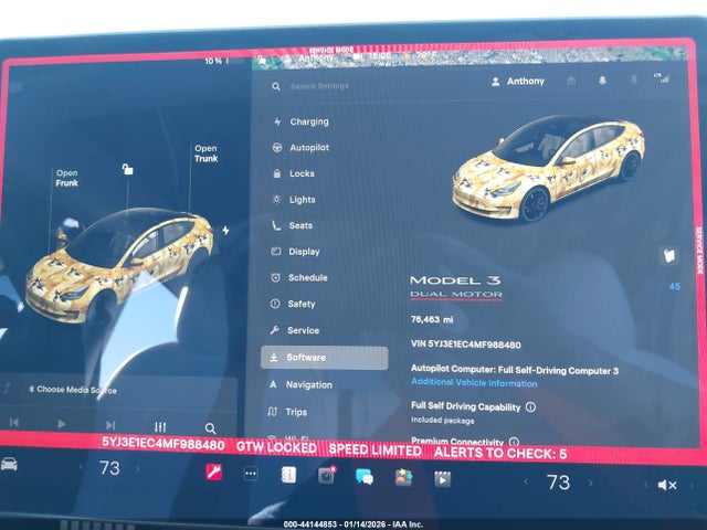 2021 TESLA MODEL 3 5YJ3E1EC4MF988480 Photo 6